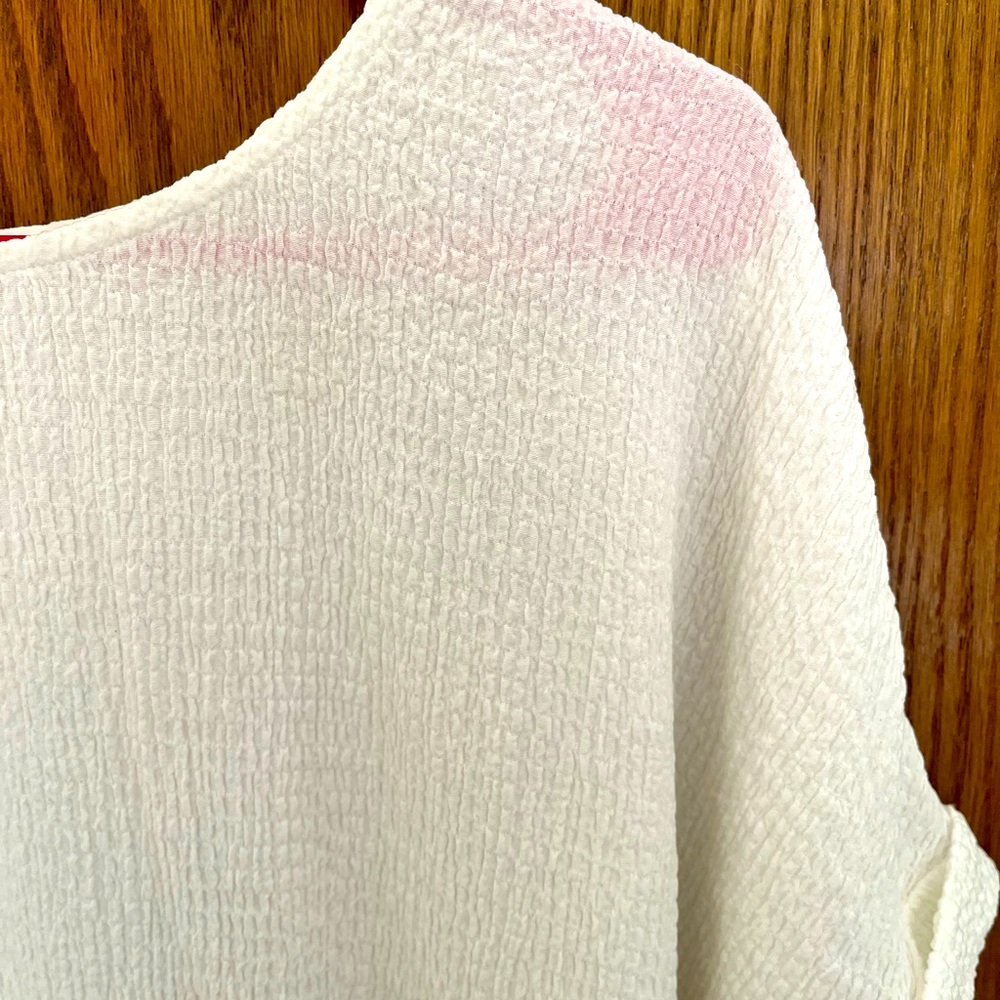 Blu Pepper White Babydoll Blouse